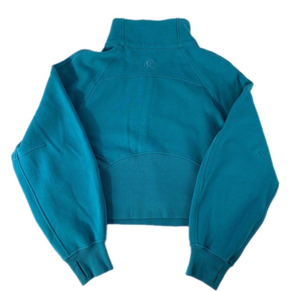 Lululemon Scuba Oversized Funnel Neck Half-Zip M/L Oceanic - Picture 10 of 11